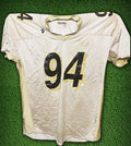 Screen Printed Delong White with Gold Trim and 3D Numbers