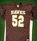 Screen Printed Riddell Brown with White