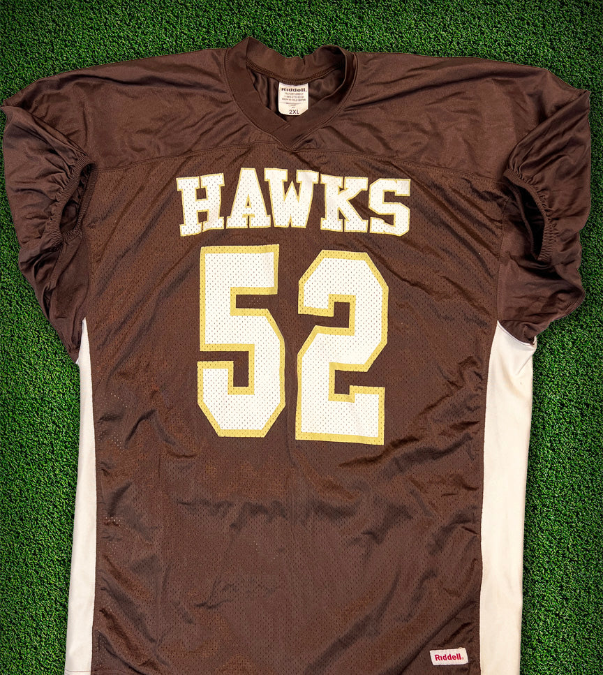 Screen Printed Riddell Brown with White