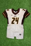Old Nike embroidered (multi-tone) White with Brown Sleeves